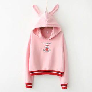 Ear Printed Hoodie