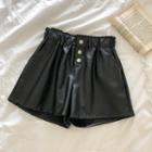 Faux Leather Shorts (various Designs)