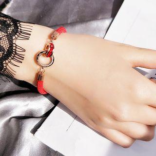 Hoop Accent String Bracelet