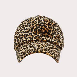 Plain / Leopard Velvet Baseball Cap