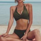 Halter-neck Wrap Bikini
