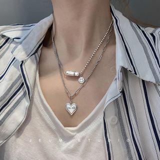 Smiley Necklace / Hearts Chain