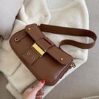 Two-way Faux Leather Shoulder Bag