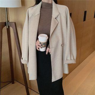 Double-breasted Jacket Almond - One Size