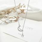 Moon Star Necklace S925 Silver - Silver - One Size