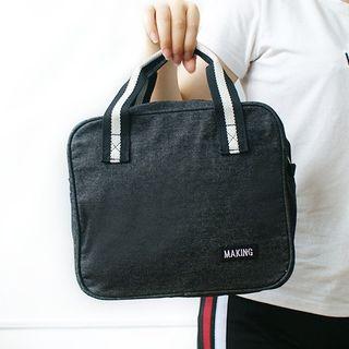 Applique Canvas Lunch Bag