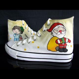 Christmas Gifts High-top Canvas Sneakers