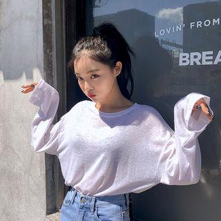 Linen Blend T-shirt In 7 Colors