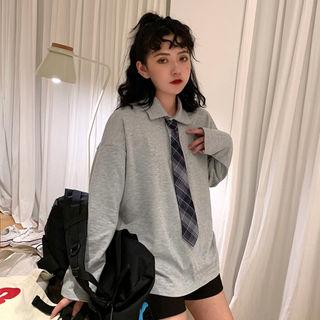 Spread-collar Polo T-shirt