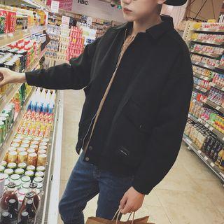 Pocketed Zip-up Jacket