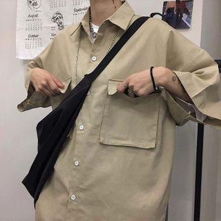 Couple Matching Short-sleeve Shirt Jacket