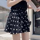 Polka Dot High-waist A-line Skort