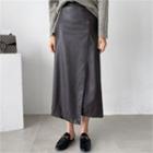 Faux-leather Maxi Skirt