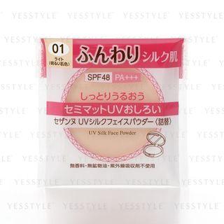 Cezanne - Uv Silk Face Powder Spf 48 Pa+++ Refill (#01 Light) 10 G