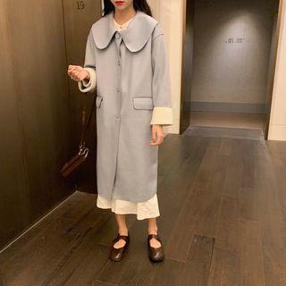Collared Oversize Trench Coat