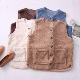 Button-down Fleece Vest