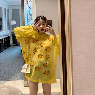 Fruit Pattern Knit Top