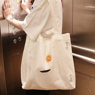 One-shoulder Embroidered Bag  - As Shown In Image