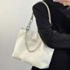Chain Tote Bag White - One Size