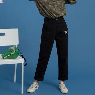Tagged Straight Fit Pants