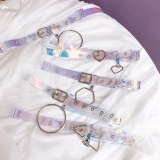 Iridescent Transparent Belt (various Designs)