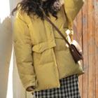 Plain Padded Hood Parka