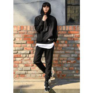 Set: Raglan-sleeve Hoodie + Jogger Pants