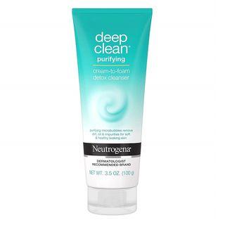 Neutrogena - Deep Clean Purifying Cream To Foam Detox Cleanser 100g / 3.5oz