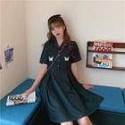 Embroider Butterfly Dress