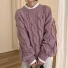 Cable Knit Sweater / Long-sleeve Shirt