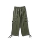Drawstring Cargo Loose Fit Pants