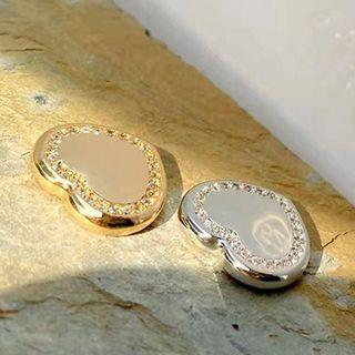 Heart Mirrored Nail Art Decoration