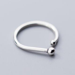 925 Sterling Silver Open Ring Silver - One Size