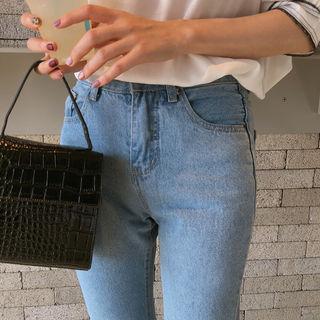 Snap-button Square Tote Bag