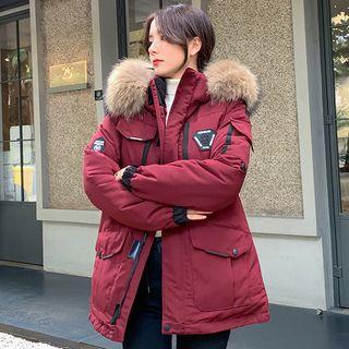 Couple-matching Hooded Zip Padded Coat