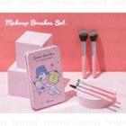 Sanrio Makeup Brush Set Pink 6 Pcs