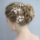 Wedding Branches Hair Stick 3 Pcs - As Shown In Figure - One Size