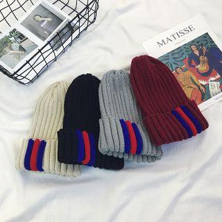 Stripe Beanie Hat
