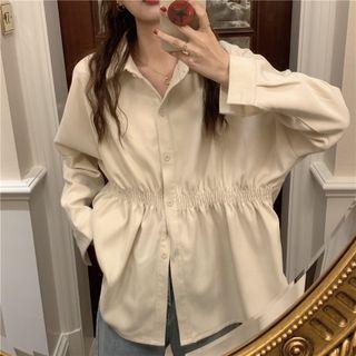 Plain Ruched Blouse