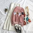 Rabbit Applique Sweater / Cargo Pants