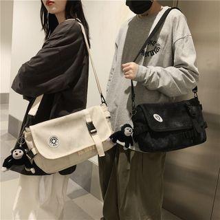 Buckled Messenger Bag / Charm / Set