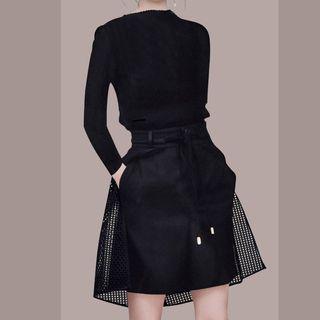 Set: Plain T-shirt + Mini A-line Skort (various Designs)