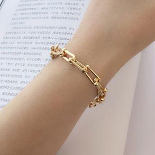 Chunky Chain Bracelet 1 Pc - Chunky Chain Bracelet - Gold - One Size