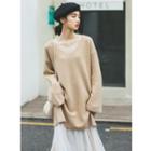 Sweater Dress / Sheer Midi Dress