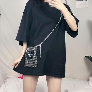 3/4-sleeve Oversize T-shirt