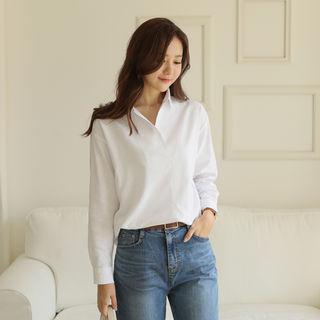 Open-placket M Lange Shirt