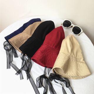 Lace Trim Bucket Hat
