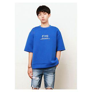Round-neck Short-sleeve Neoprene T-shirt