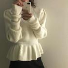 Plain Sweater White - One Size