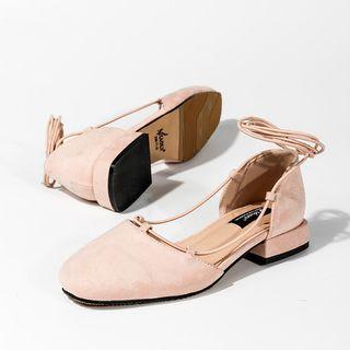 Lace-up Closed Toe Sandals